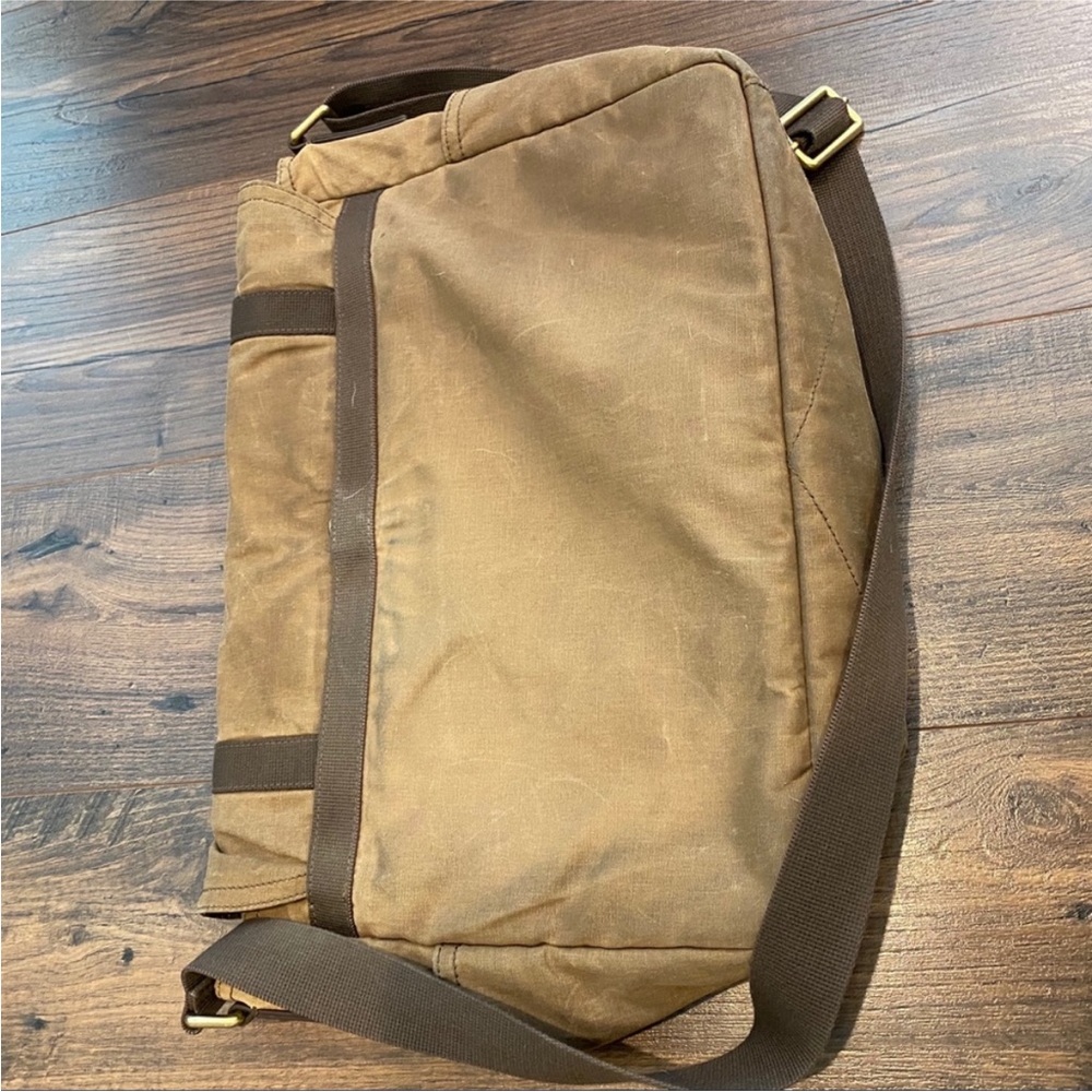 Fossil Brown Canvas Material Messenger Bag - image 6